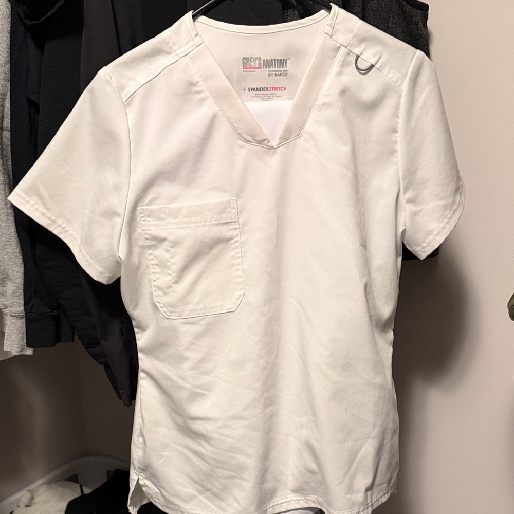 Grey's Anatomy small top & maevn xs stretch bottom